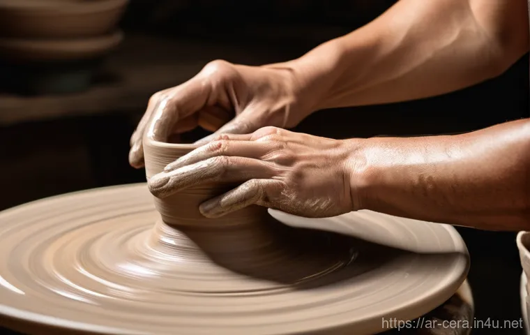 미술세라믹 분야 학습 자료 - Prompt 1: The Tactile Joy of Clay Shaping**