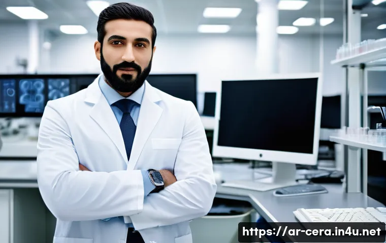 세라믹 기술 연봉협상 - **Prompt:** A confident Arab male professional in his late 30s, with a well-groomed beard, dressed i...